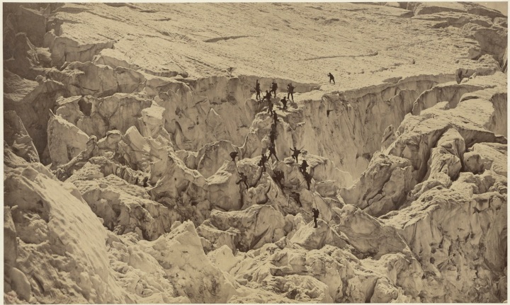 19 Bisson Frères, Ascent of Mont Blanch, 1861, JPGM 1500